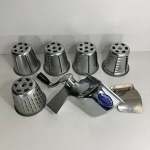 Vintage Saladmaster Kitchen-Quip Food Processor 5 Cones ONLY PICTURED ITEMS